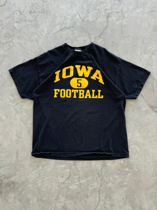 Vintage Iowa Hawkeyes Football Tee - XXL