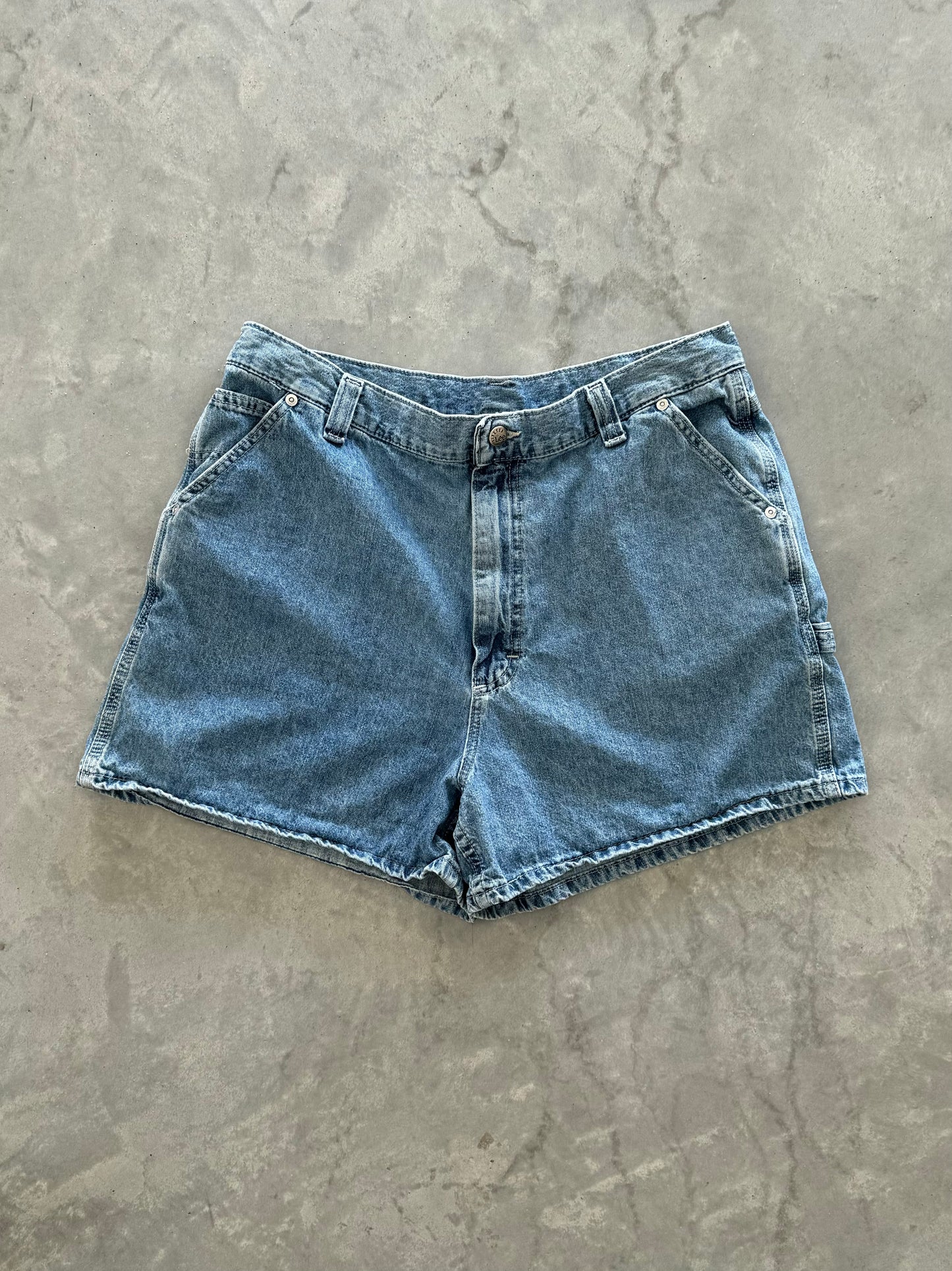 Vintage Riveted Lee Shorts - 34x3
