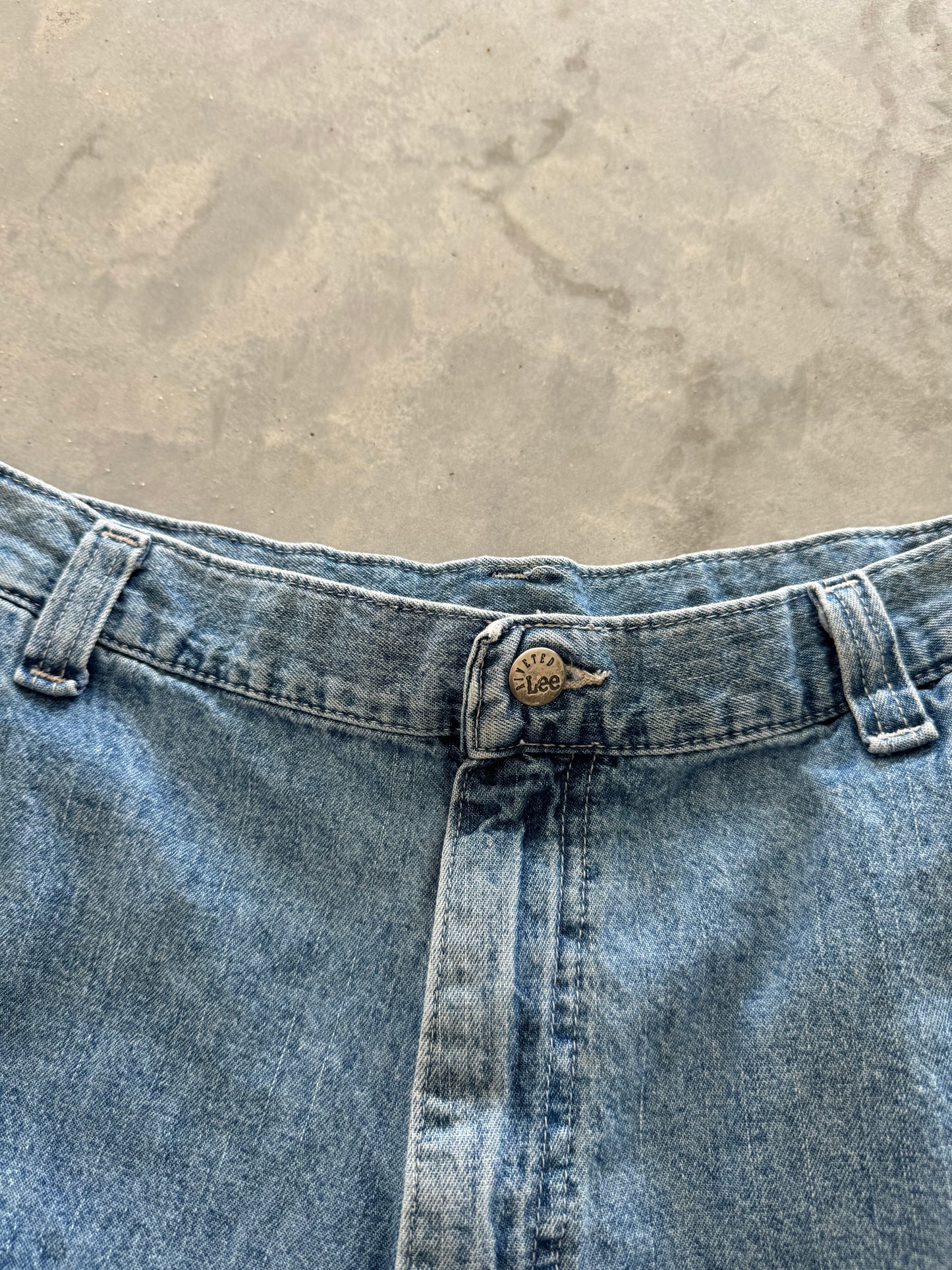 Vintage Riveted Lee Shorts - 34x3