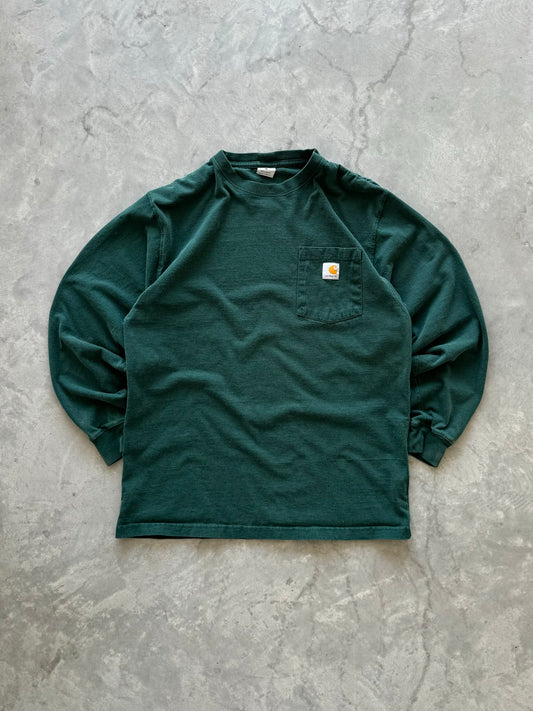 Vintage 90s Carhartt Longsleeve Tee - M