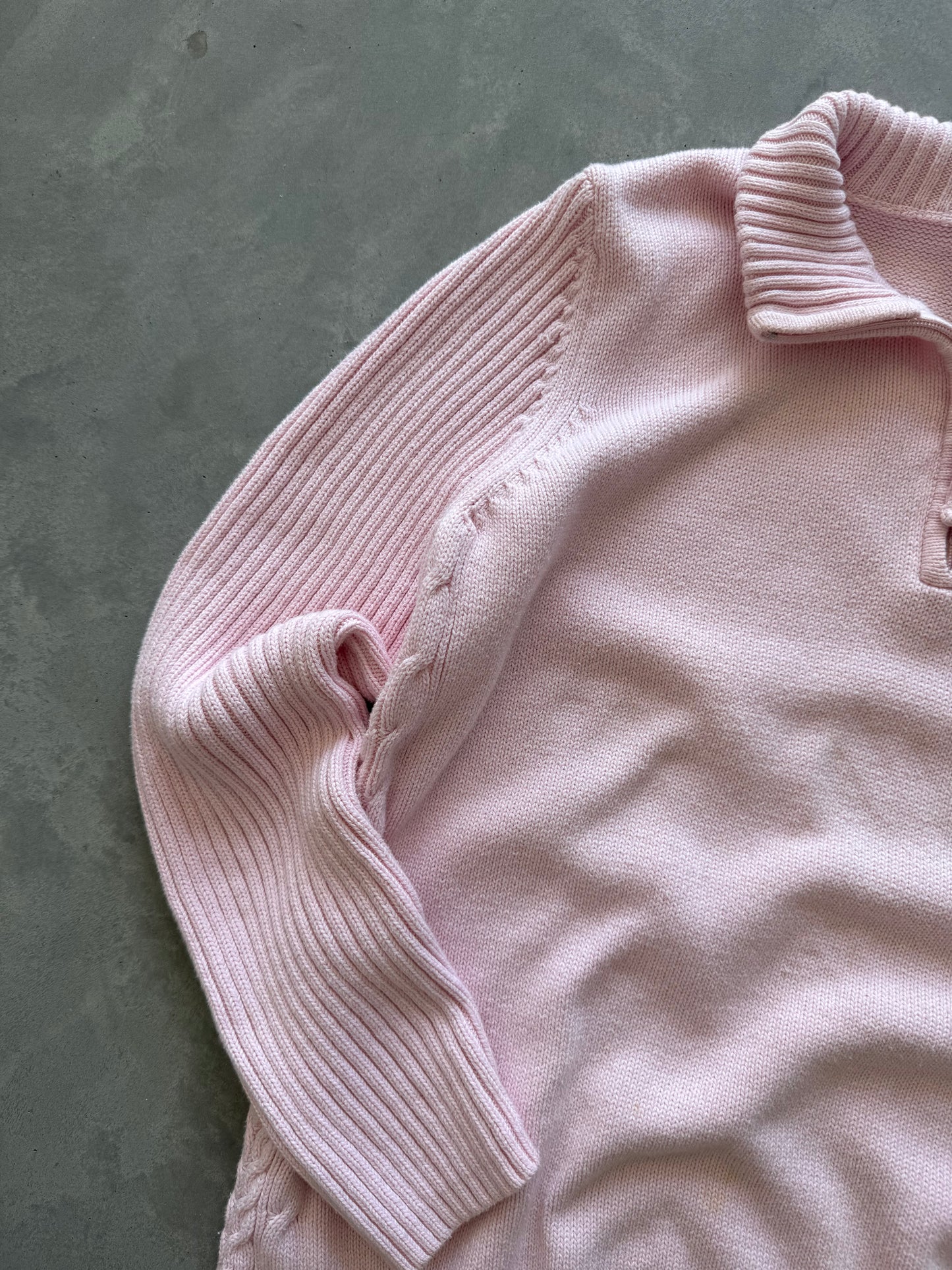 Vintage Baby Pink St. John’s Bay Sweater - XL