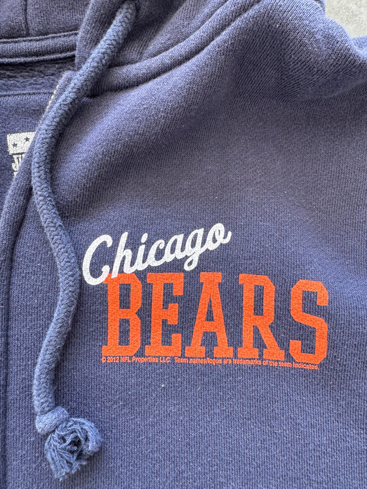 Chicago Bears Zip Up Hoodie - XL
