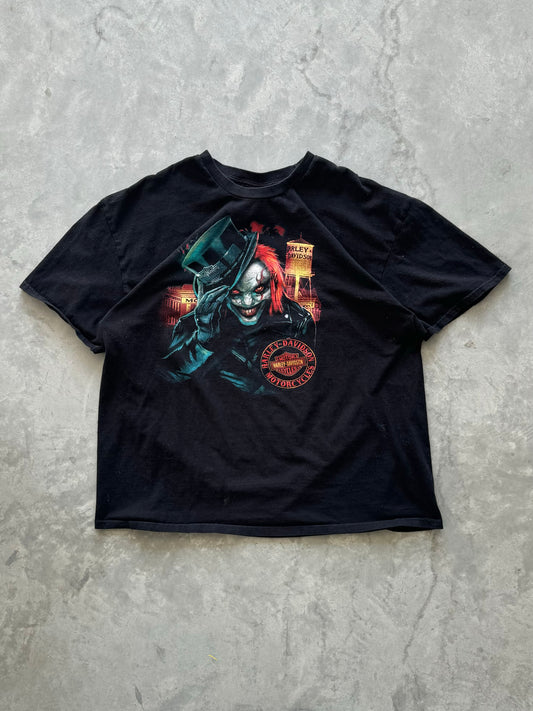 Vintage Harley Davidson Clown Tee - XXL