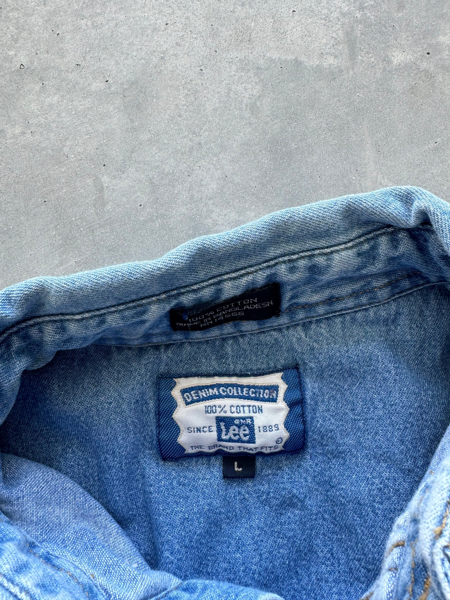 Vintage Packers Super Bowl Denim Button Down - L