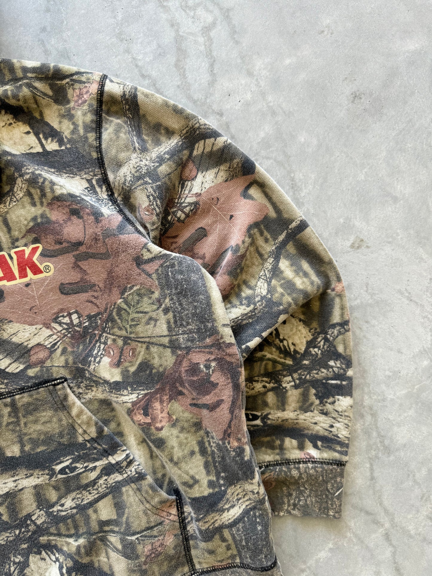 Camo Mossy Oak Hoodie - M
