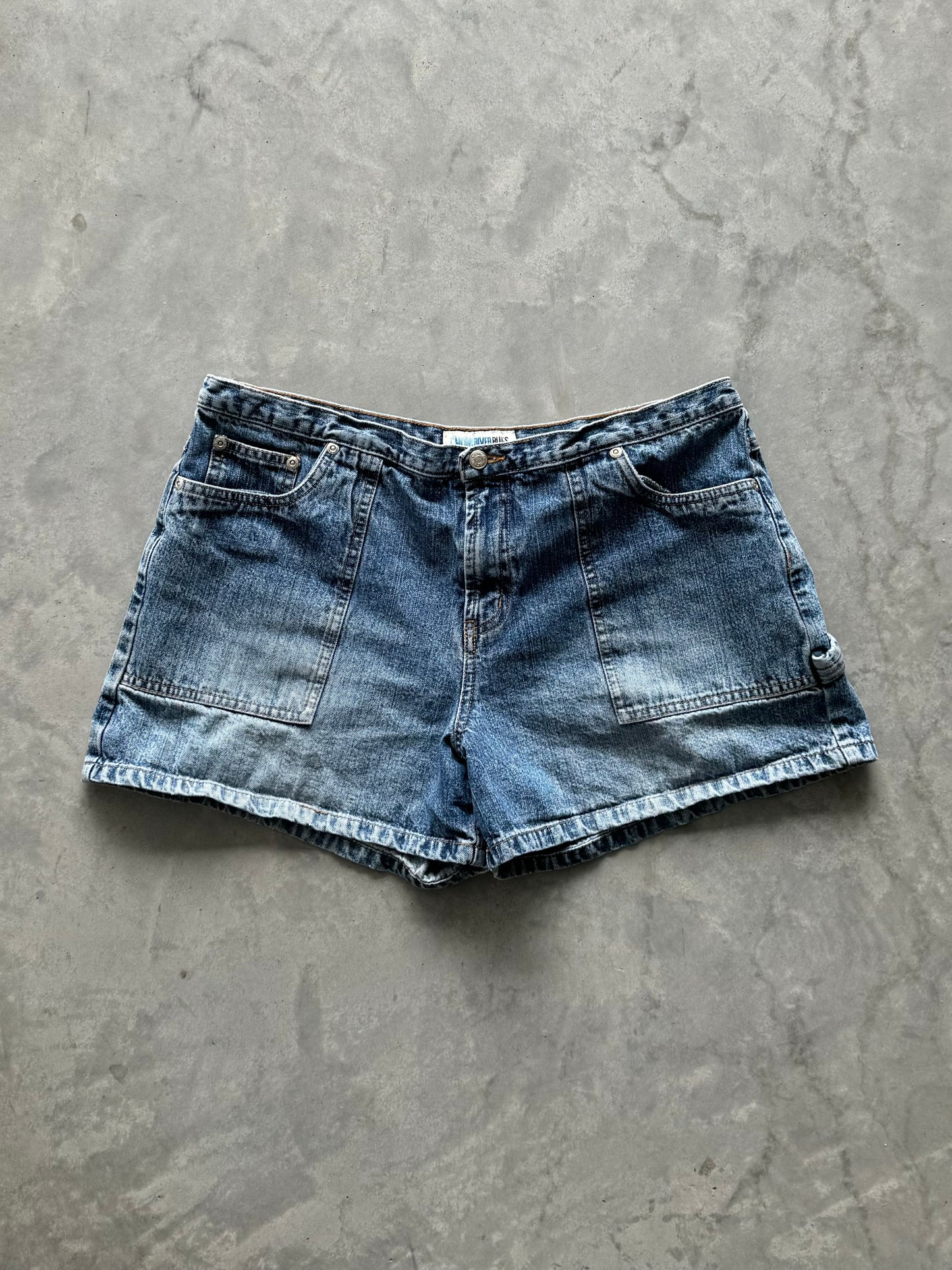 Vintage Denim Mini Shorts - 34x4