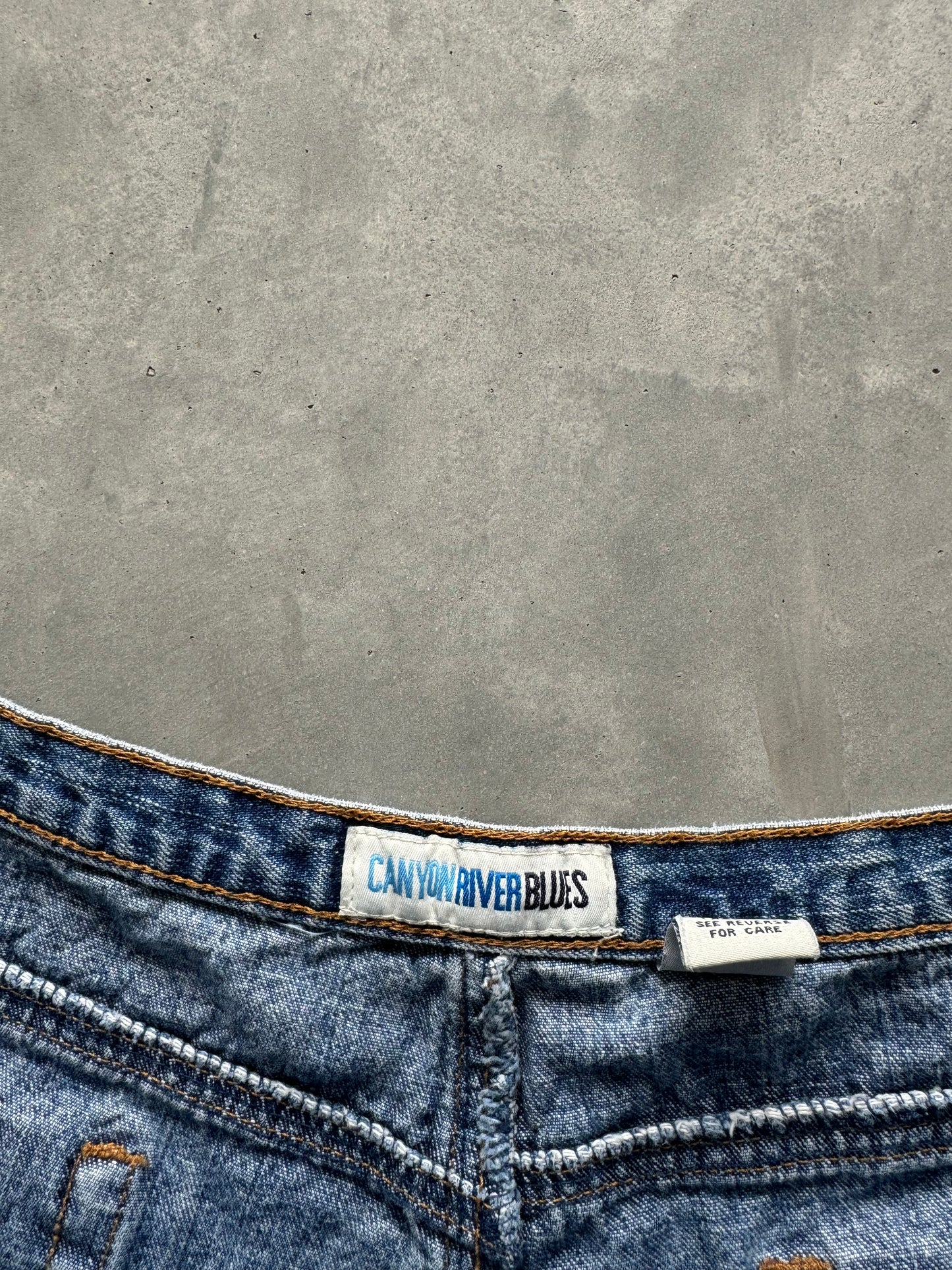 Vintage Denim Mini Shorts - 34x4