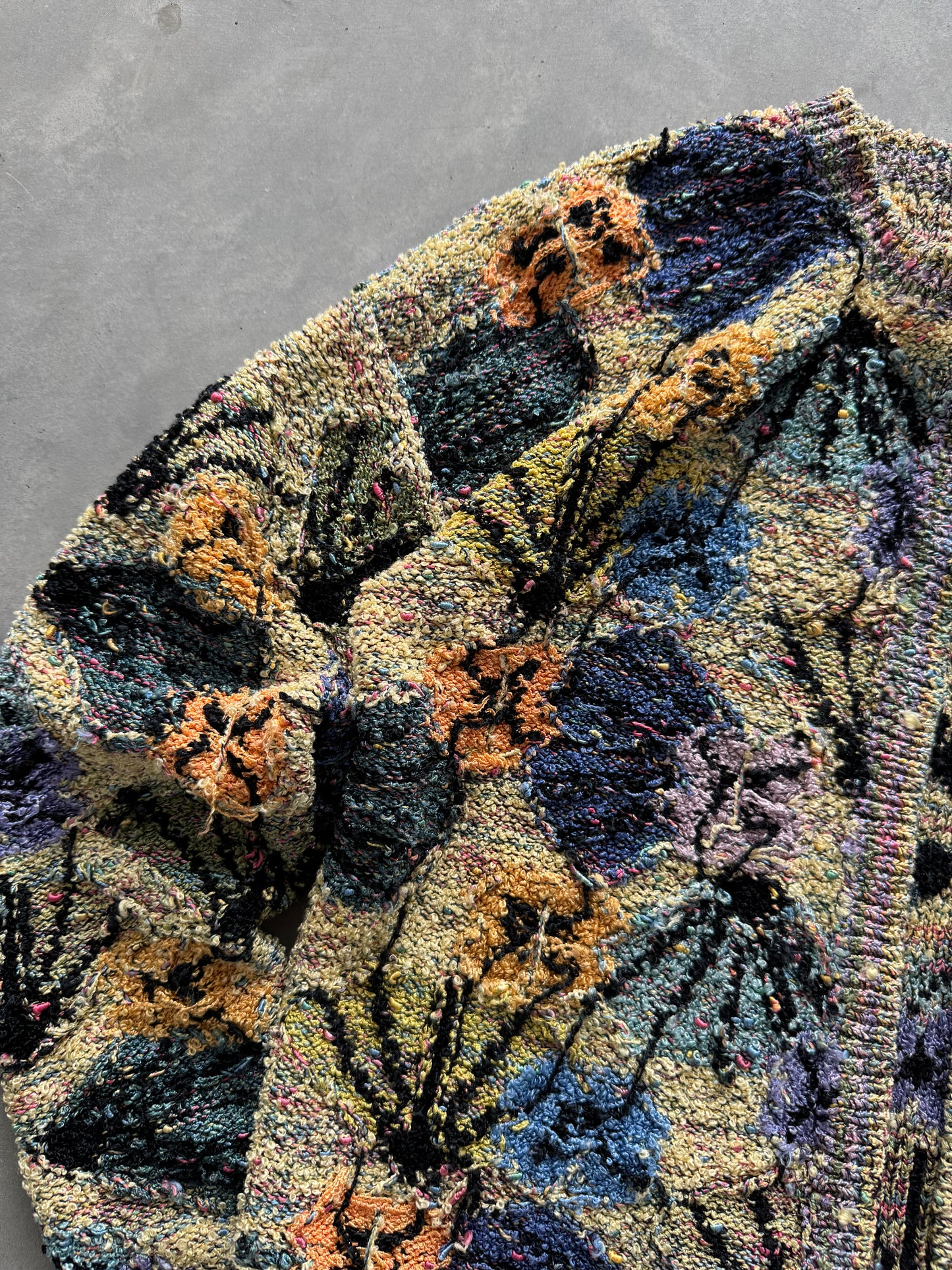 Vintage Hand Knit Cardigan - XL
