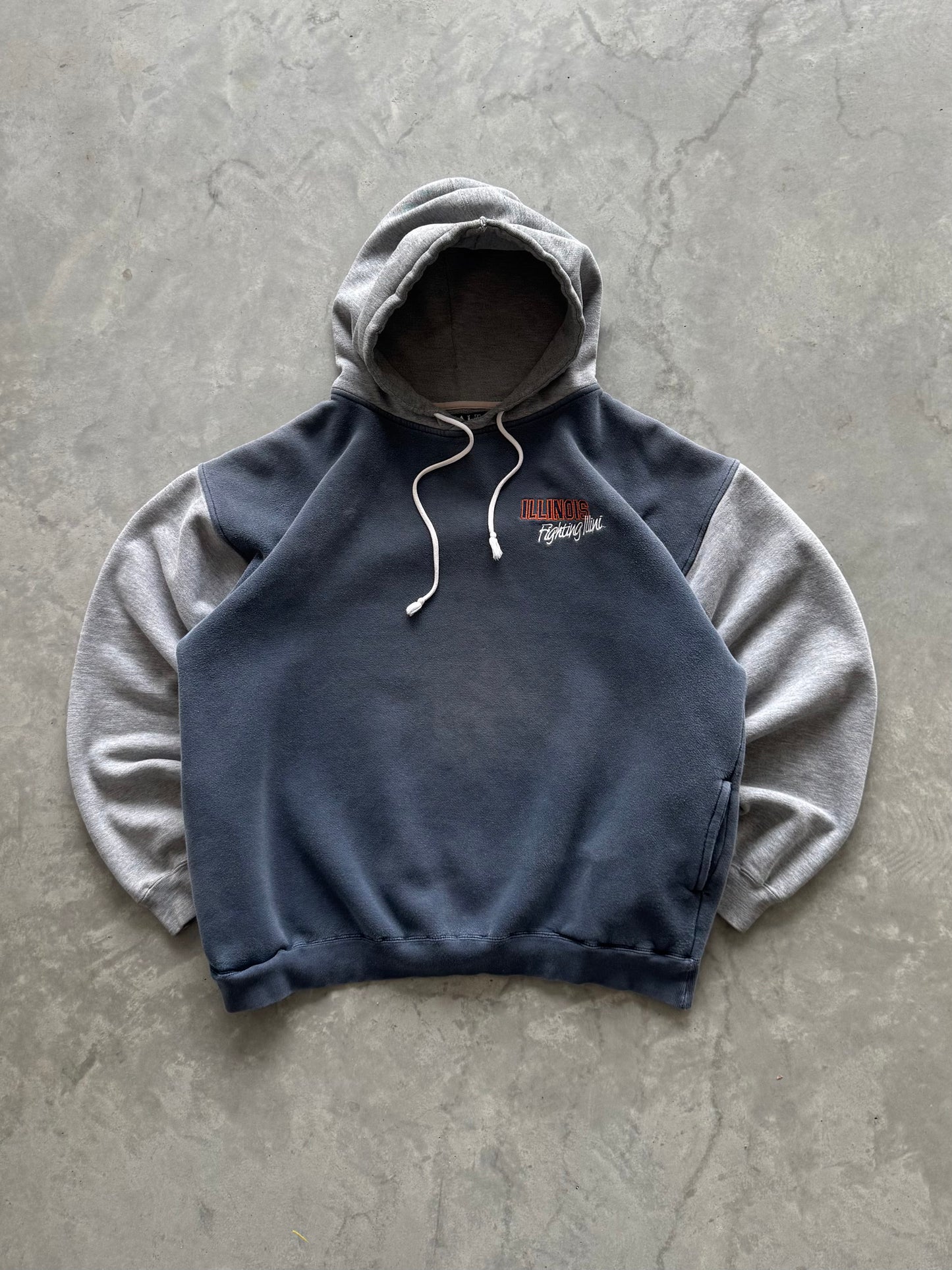 Vintage Illinois Hoodie - XL