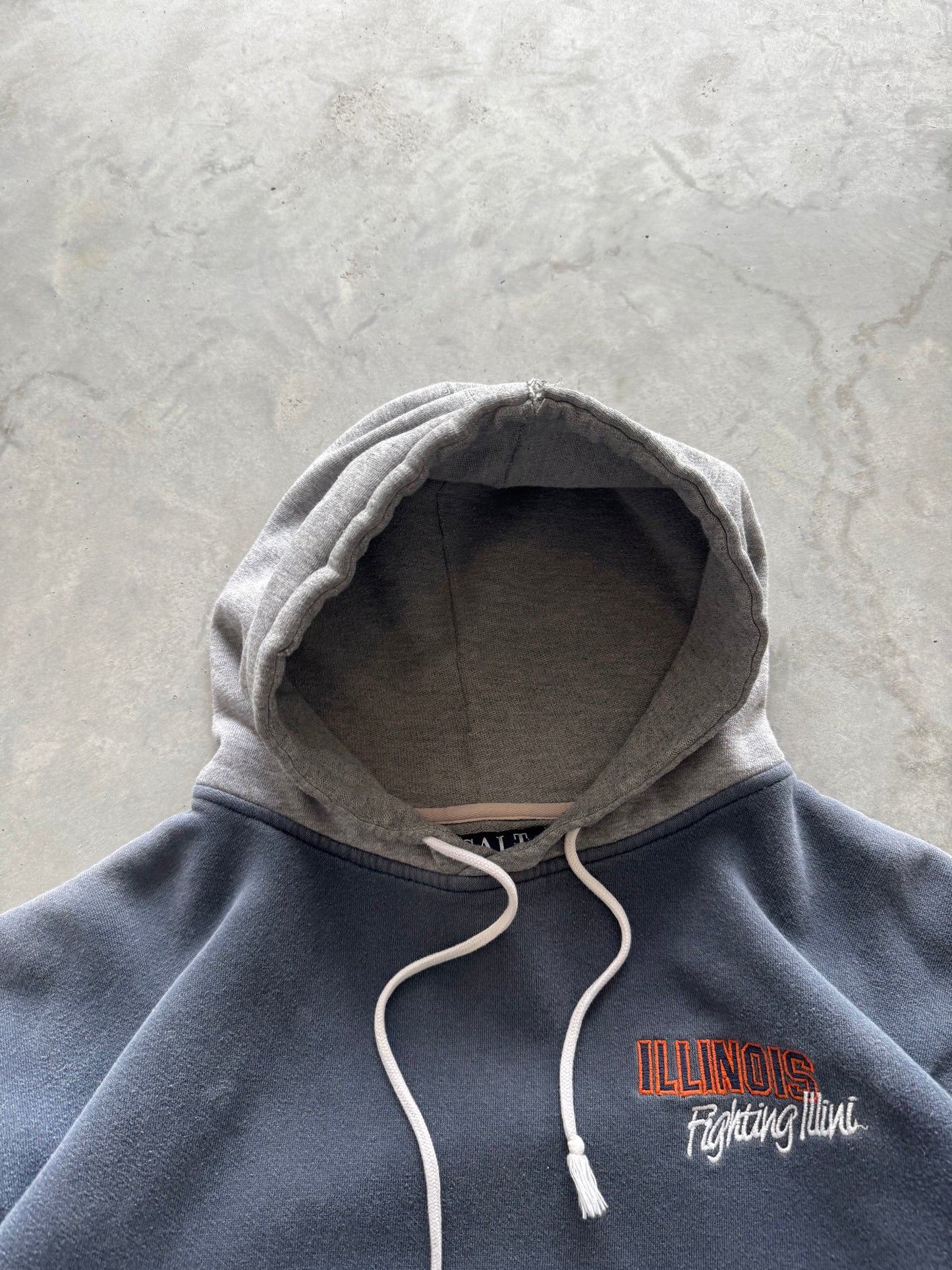 Vintage Illinois Hoodie - XL