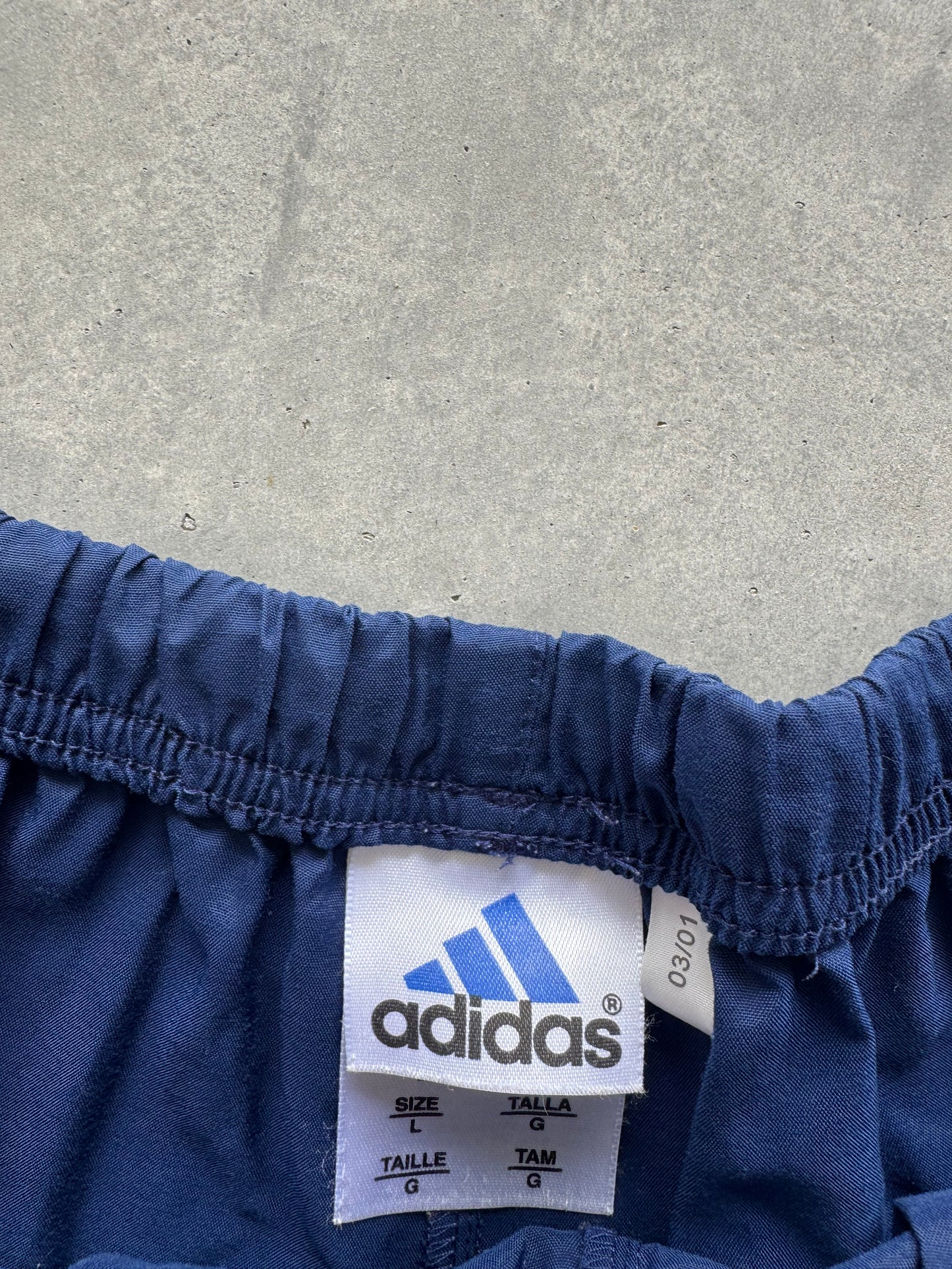 Vintage 90s Adidas Track Shorts - L