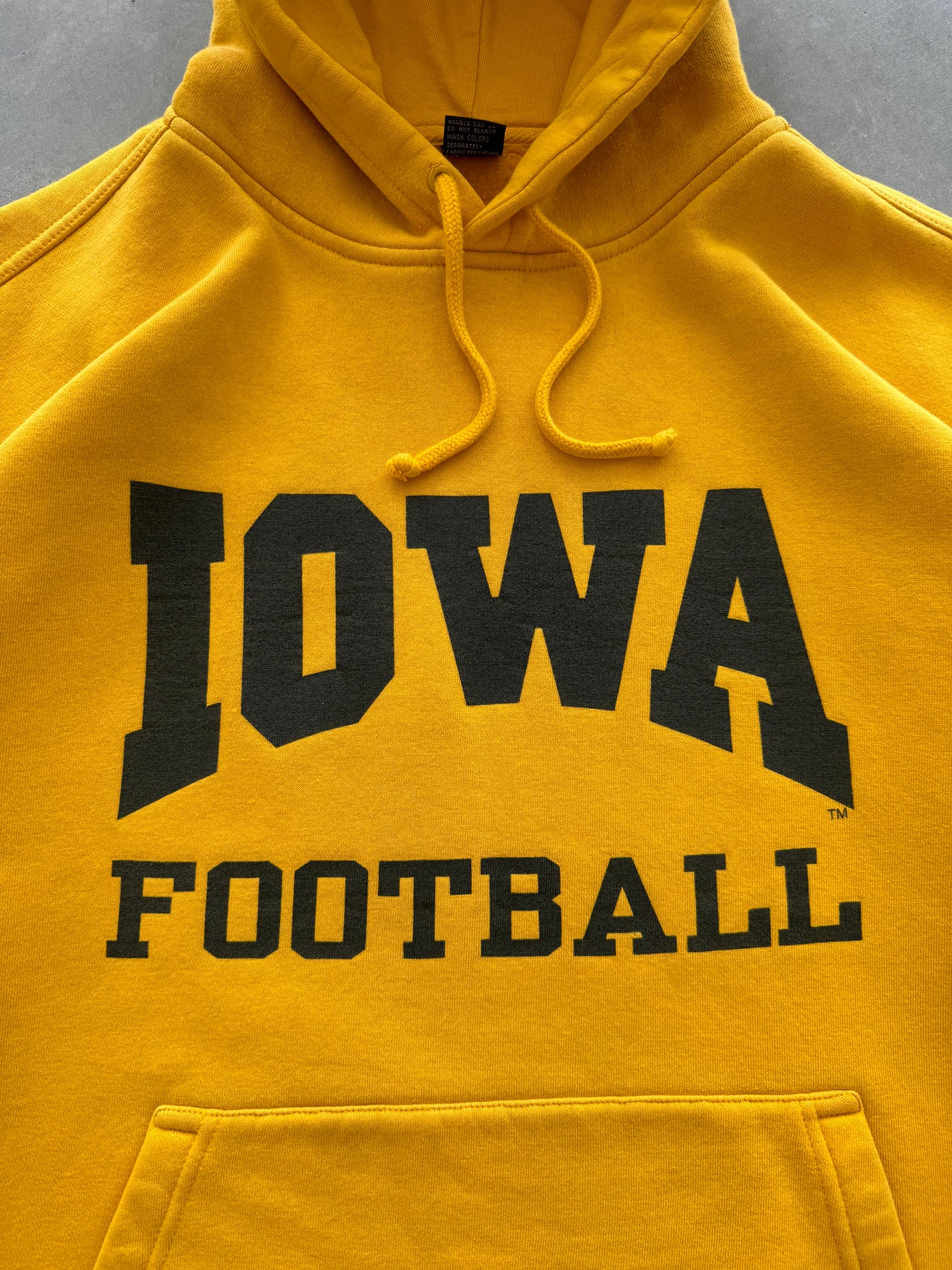 Vintage Iowa Hawkeyes Football Hoodie - XL