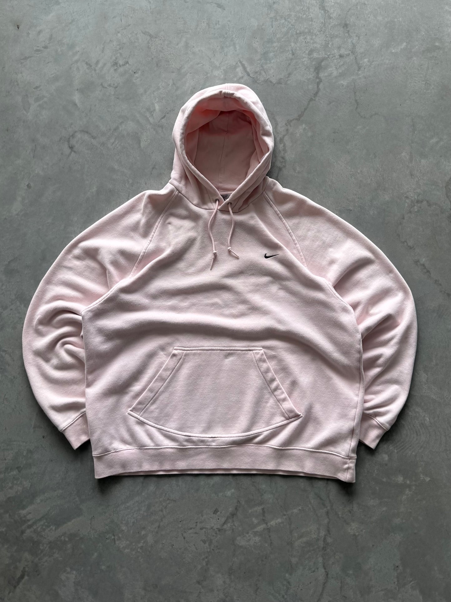 Vintage 00s Nike Baby Pink Hoodie - XL