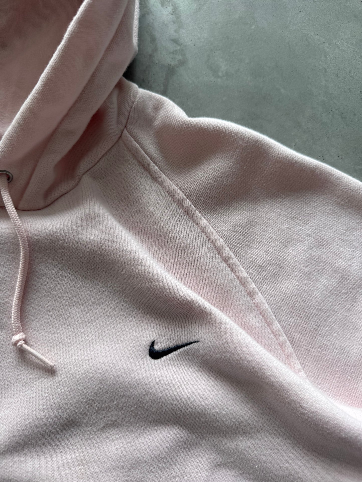 Vintage 00s Nike Baby Pink Hoodie - XL