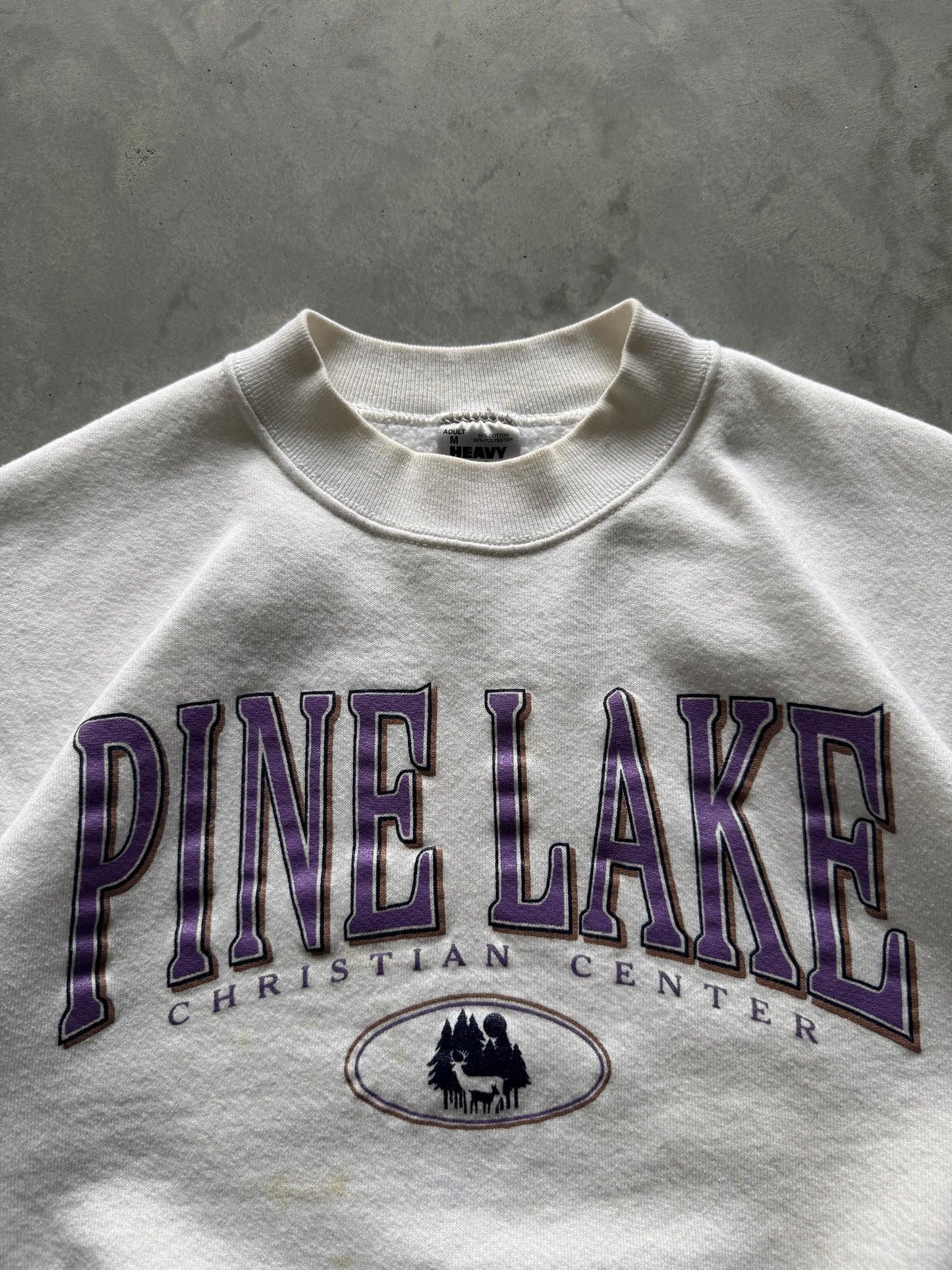 Vintage Pine Lake Sweatshirt - M