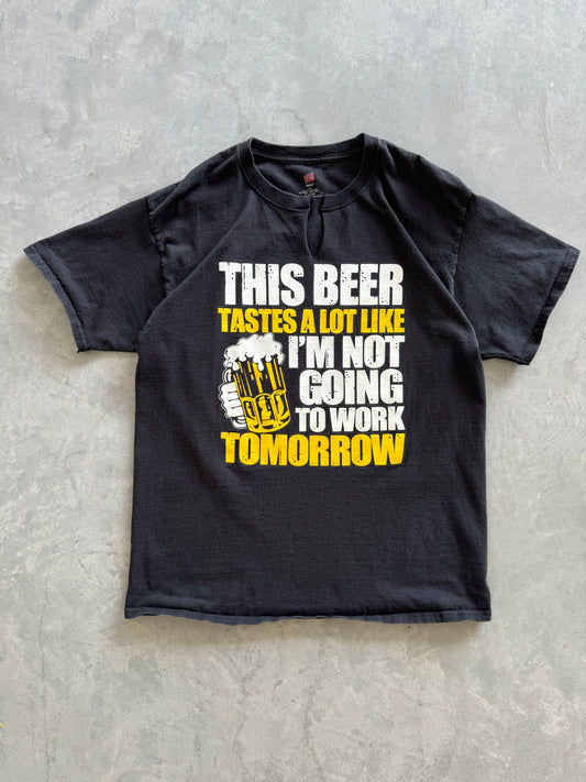 Iowa Hawkeyes Black & Gold Drinking Tee - L