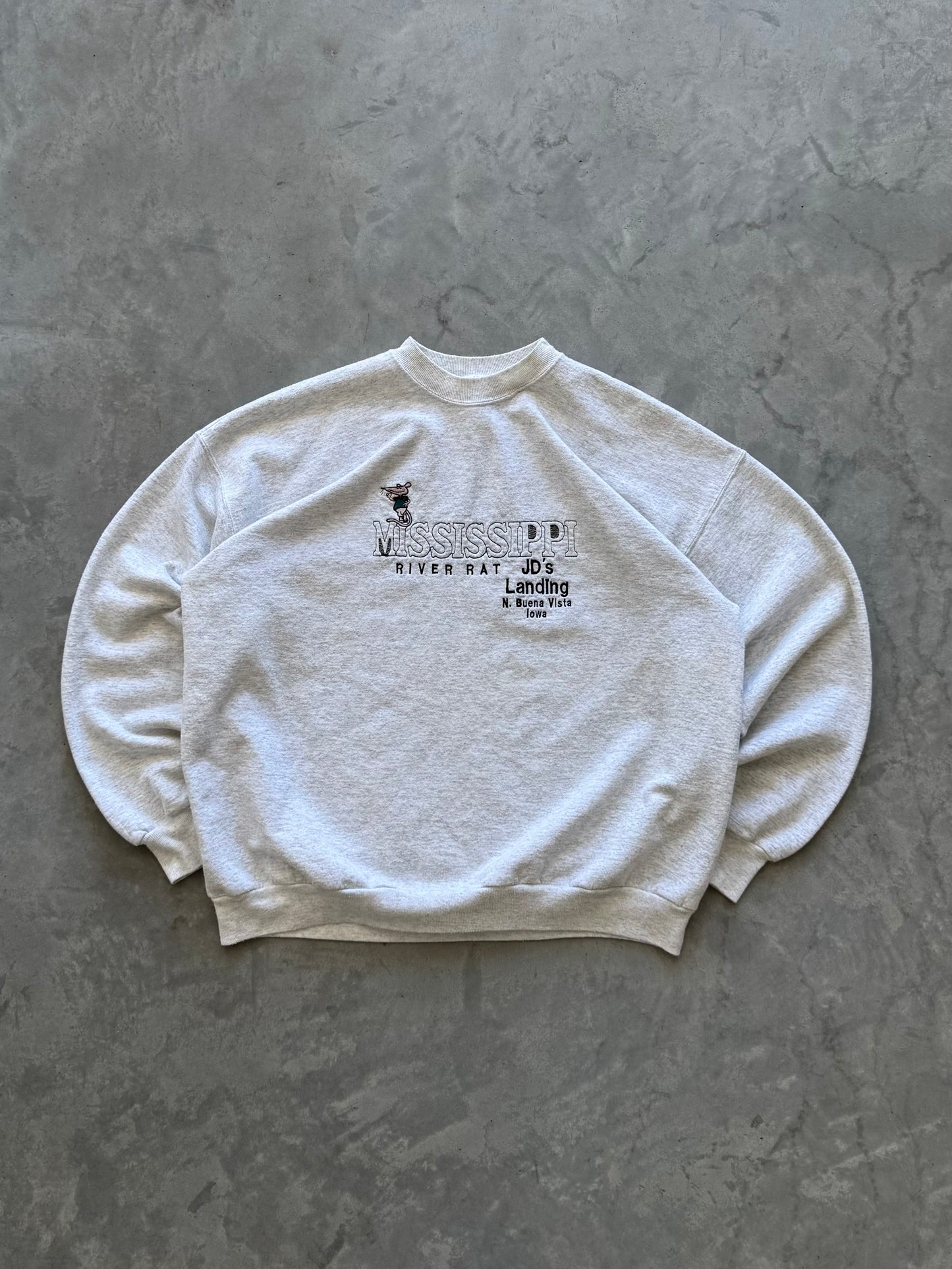 Vintage Mississippi River Rats Sweatshirt - XL