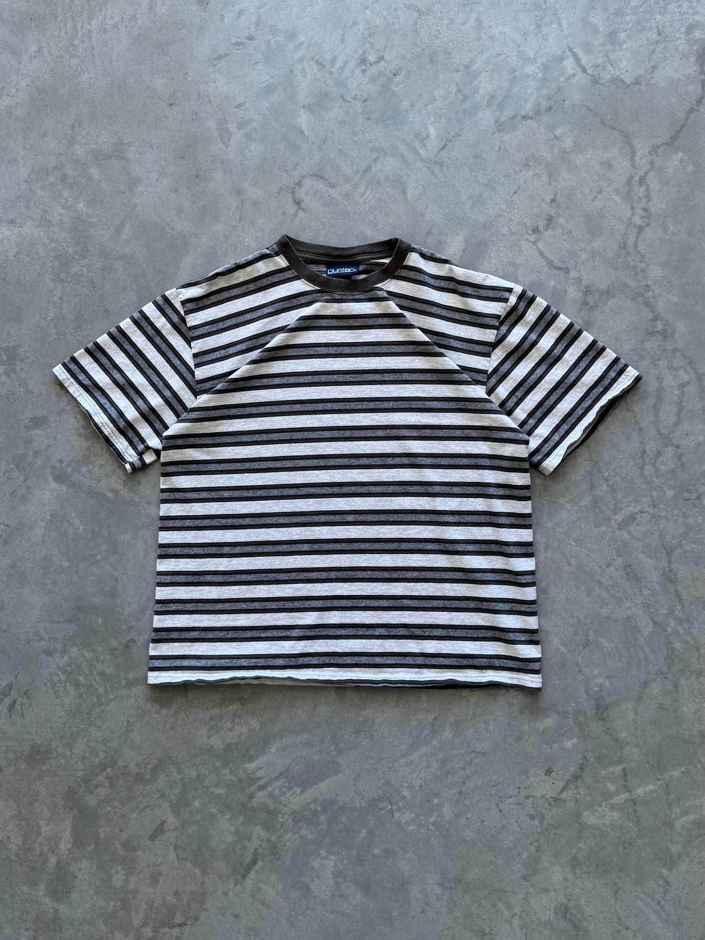Vintage Striped Tee - L